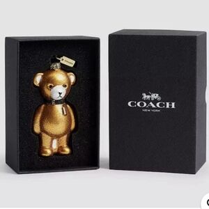 COACH BEAR ORNAMENT
